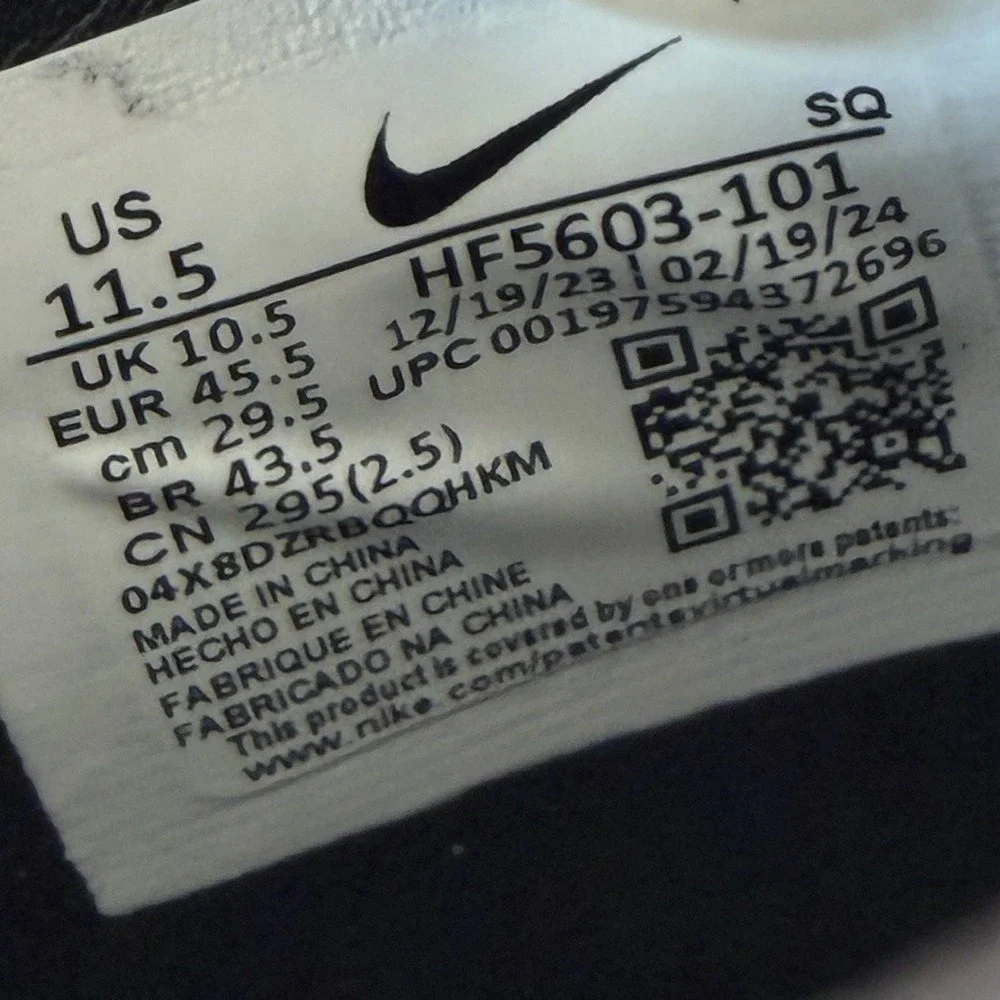 Size 11.5 - Nike Field General 82 SP White Black Gum